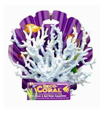 Penn Plax decoraci&oacute;n acuarios coral azul y blanco Imagem n&uacute;mero 1