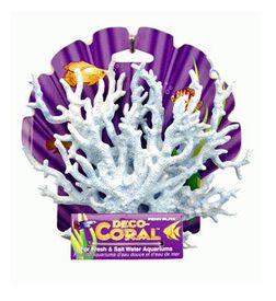 Penn Plax Coral Azul y Branco para Decoração de aquários