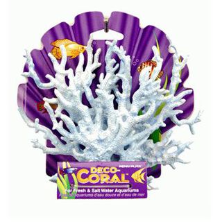 Penn Plax Coral Azul y Branco para Decoração de aquários