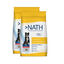 2 x 12 kg Nath Adult Medium / Maxi Sensitive Peixe Branco e Salmão ração para cães Pack poupança!, , large Indicador imagem número 1