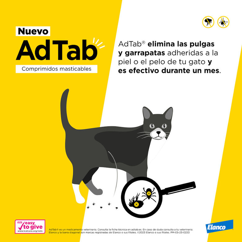 AdTab Comprimidos Mastigáveis para gatos, , large image number null