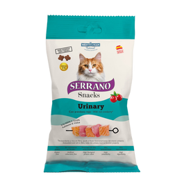 Serrano Snacks Urinary de Salmão e Atum para gatos