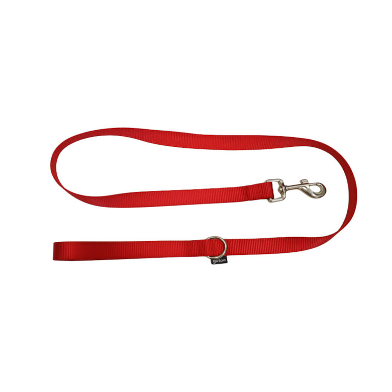 Gotoo Trela de nylon vermelha para cães,  Imagem número 1 Gotoo Trela de nylon vermelha para cães, , large Imagem número 1
