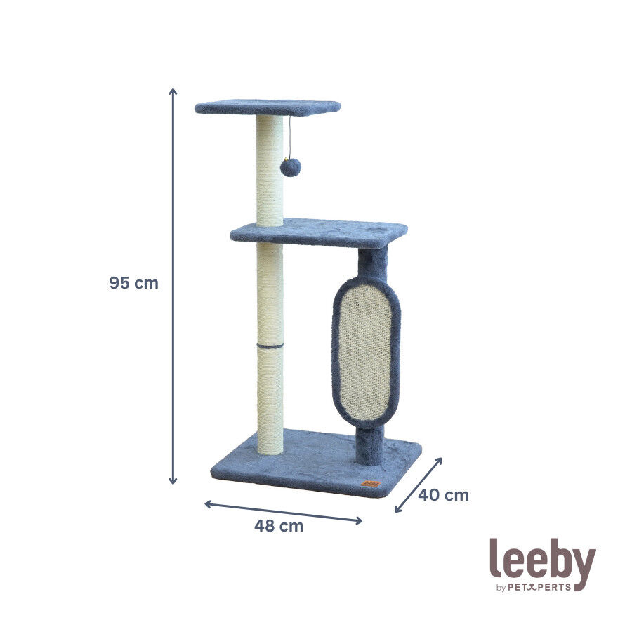 Leeby Voltaire torre arranhadora com brinquedo para gatos, , large Imagem n&uacute;mero 4