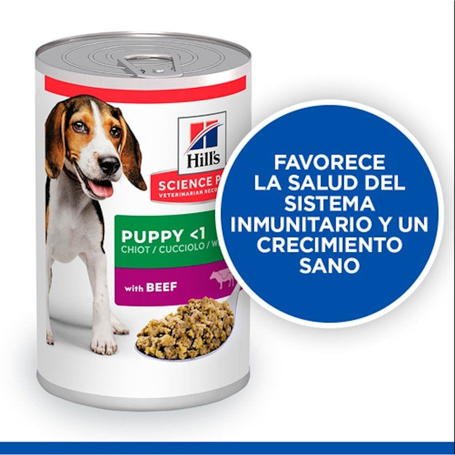 370 g Hill's Science Plan Puppy Beef P&acirc;t&eacute; enlatado para c&atilde;es, , large Imagem n&uacute;mero 4