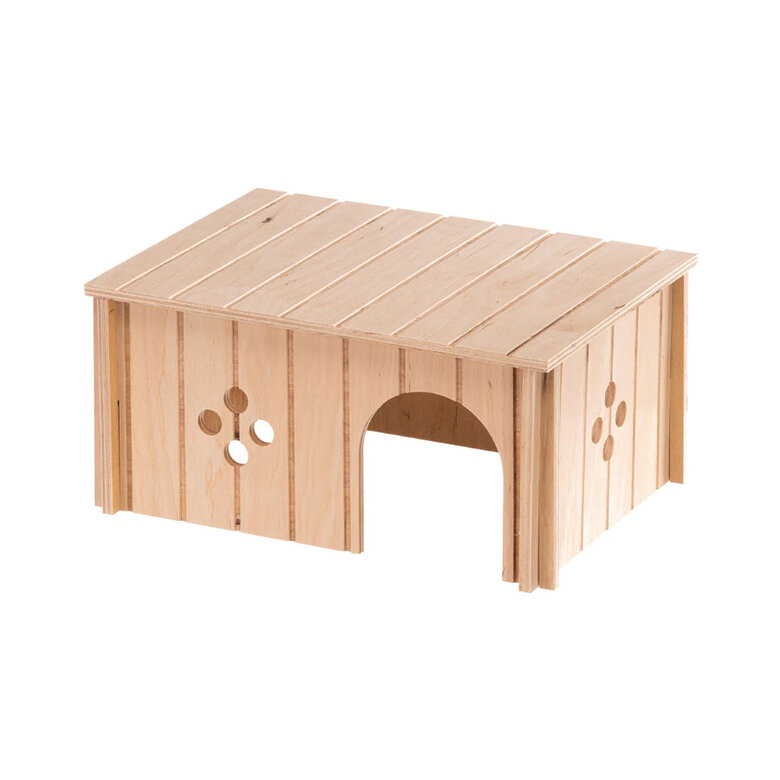 Ferplast SIN 4646 Cabana de Coelho de Madeira,  Imagem número 2 Ferplast SIN 4646 Cabana de Coelho de Madeira, , large Imagem número 2