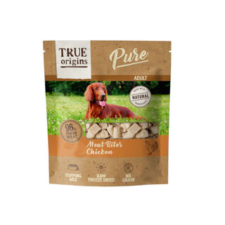 True Origins Snacks Pure Adult Freeze Dried Frango para cães