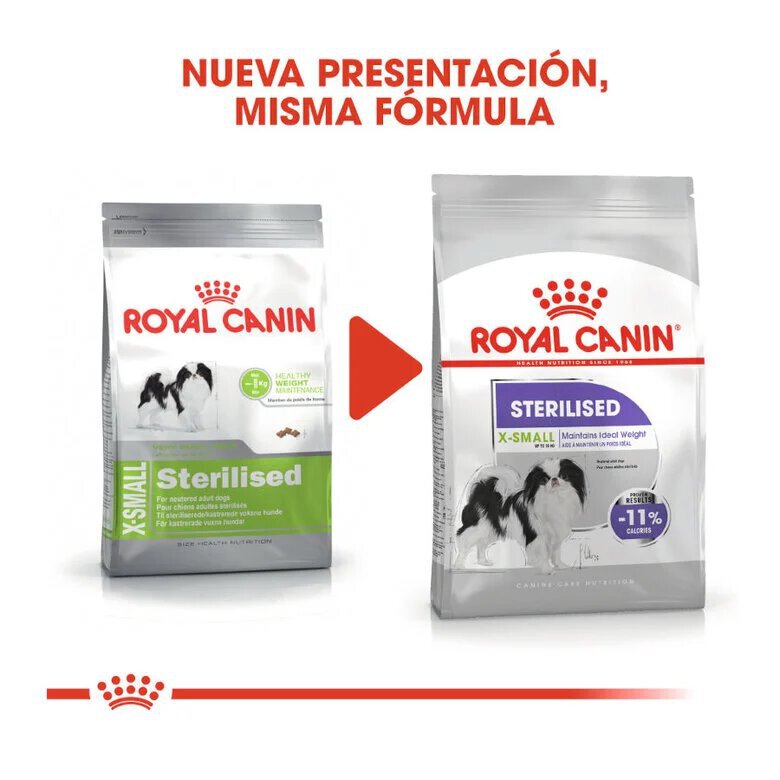 1.5 kg Royal Canin X-Small Sterilised ração para cães,  Imagem número 3 1.5 kg Royal Canin X-Small Sterilised ração para cães, , large Imagem número 3