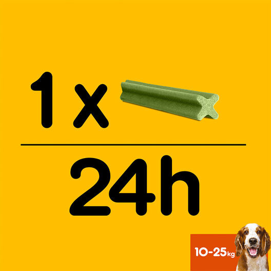 Pedigree Dentastix Fresh Snacks Dentários para Cães Médios, , large image number null