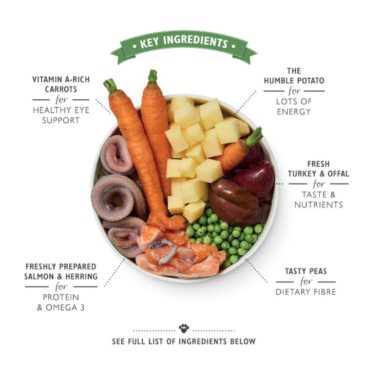 400 g Lily's Kitchen salmão e arenque lata para cães,  Imagem número 2 400 g Lily's Kitchen salmão e arenque lata para cães, , large Imagem número 2