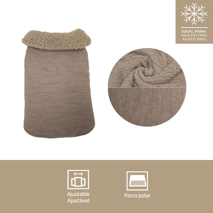 Outech Casaco Castanho em Borrego para c&atilde;es, , large Imagem n&uacute;mero 5