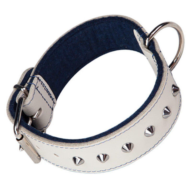 accesorios_perro_collar_beach_blanco_azul_ARP72415 Imagem número 1 Arppe Beach con tachuelas para perros Imagem número 1