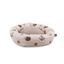 Leeby Cama Donut Antiderrapante Branca com Ouriços para gatos, , large Indicador imagem número 4