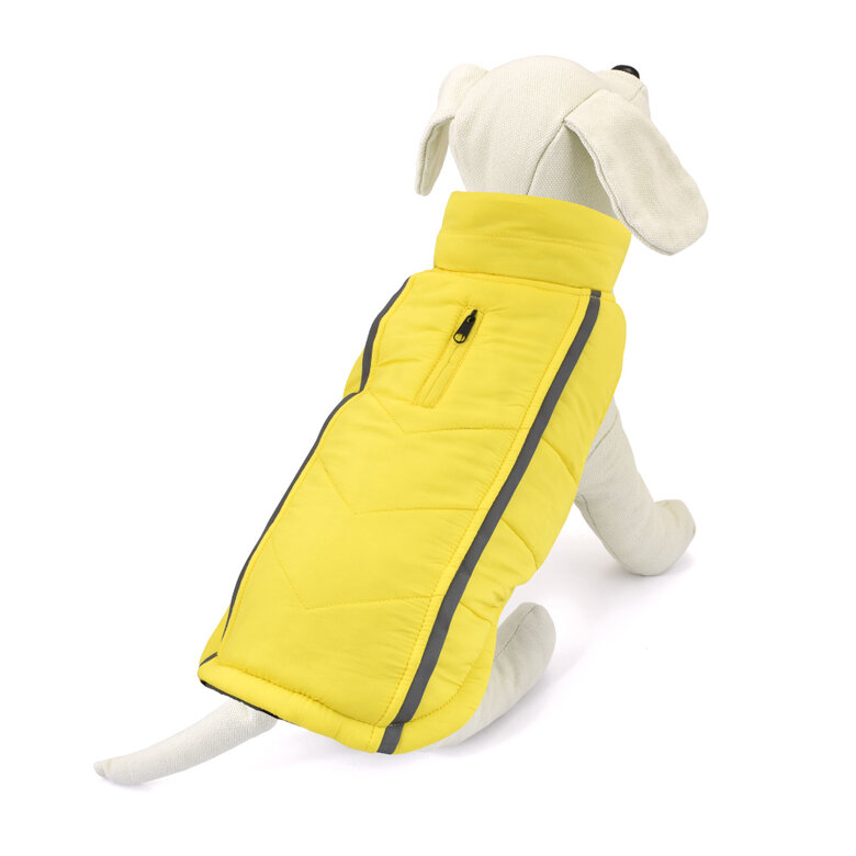 Outech Casaco Reversível Cinza e Amarelo para cães,  Imagem número 1 Outech Casaco Reversível Cinza e Amarelo para cães, , large Imagem número 1