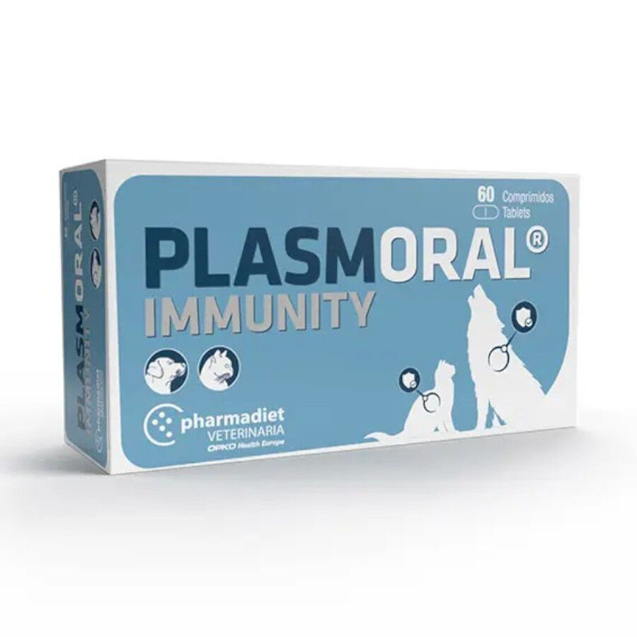 60 comprimidos Pharmadiet Plasmoral inmunity para perros y gato, , large Imagem n&uacute;mero 1