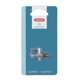 Zolux Aquaya Metal Key com 1 saída de tubo de ar para aquários