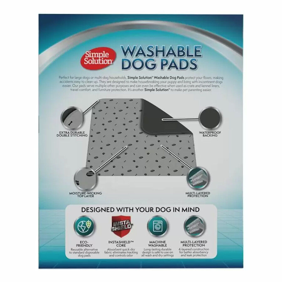 Simple Solution Tapetes lav&aacute;veis para c&atilde;es &ndash; Pack 2, , large Imagem n&uacute;mero 2