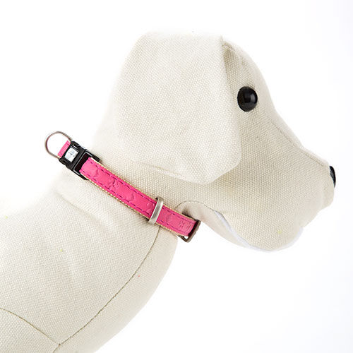 MacLeather Star Rosa collar para perro de polipiel Imagem n&uacute;mero 1