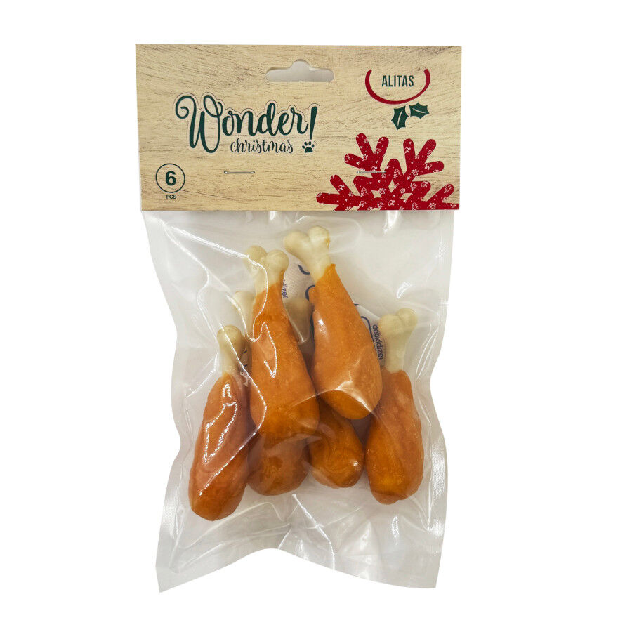 6 snacks Wonder Christmas Asinhas de peru de Natal para c&atilde;es, , large Imagem n&uacute;mero 3