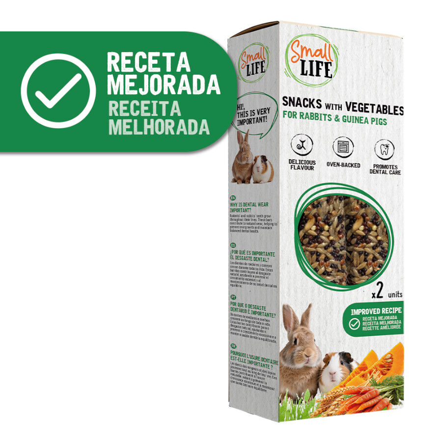 2 barritas Small Life Barritas Snack com Vegetais para coelhos e Porquinhos da &Iacute;ndia, , large Imagem n&uacute;mero 2