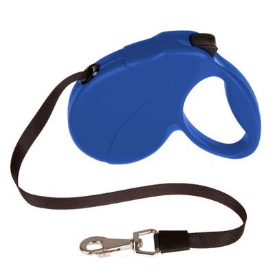 TK-Pet Trela Extensível Azul para cães