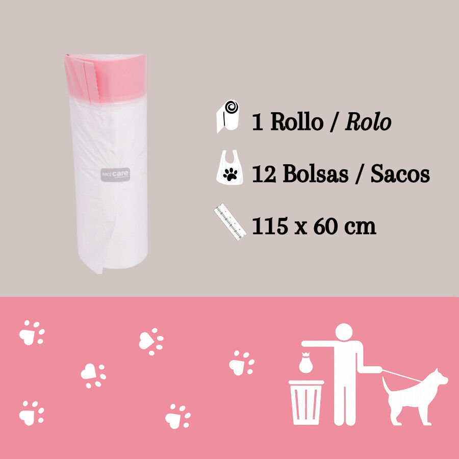 Nice Care Sacos higi&eacute;nicos para caixa de areia para gatos, , large Imagem n&uacute;mero 3