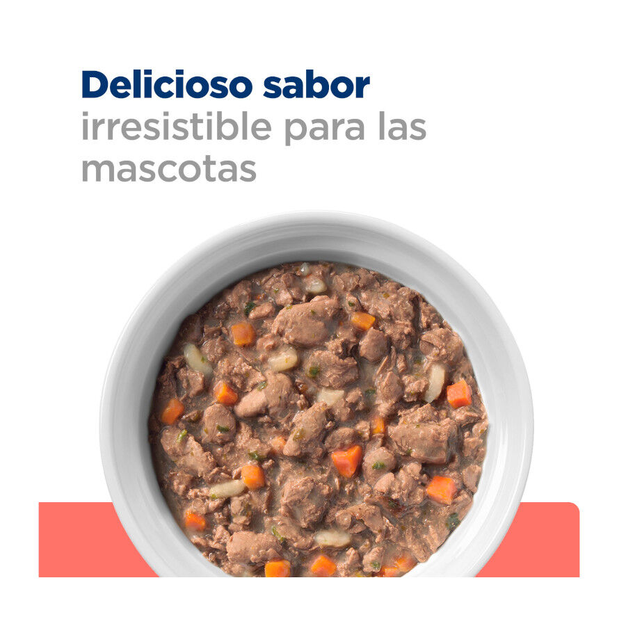 82 g Hill's Prescription Diet Feline Alimento h&uacute;mido de frango estofado e legumes para gatos, , large Imagem n&uacute;mero 5