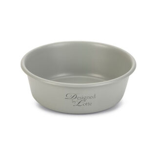 Designed by Lotte Feri Comedouro de Aço Inoxidável Cinzento Claro para cães 