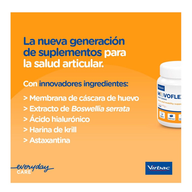 Virbac Movoflex Condroprotetor para cães de porte médio,  Imagem número 6 Virbac Movoflex Condroprotetor para cães de porte médio, , large Imagem número 6