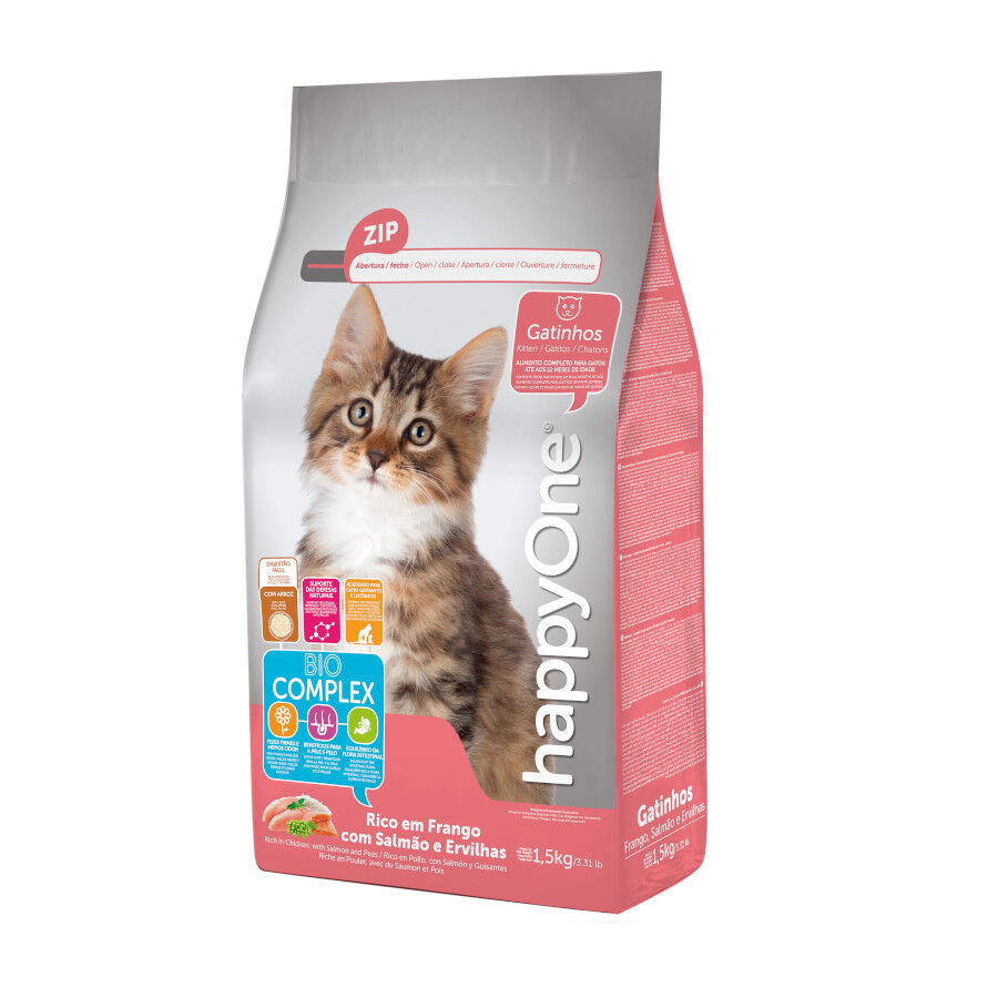 happyOne Ra&ccedil;&atilde;o de salm&atilde;o para gatinhos , , large Imagem n&uacute;mero 1