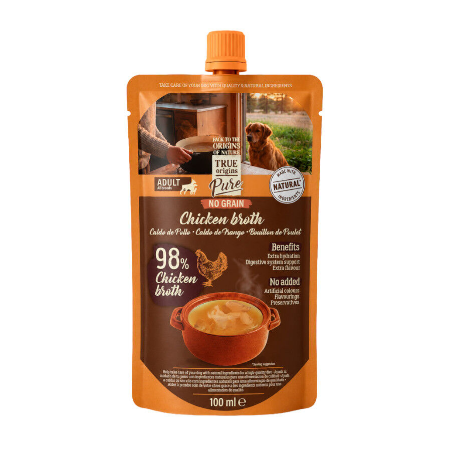 150 g True Origins Pure Bone Broth Caldo de Frango para c&atilde;es, , large Imagem n&uacute;mero 1