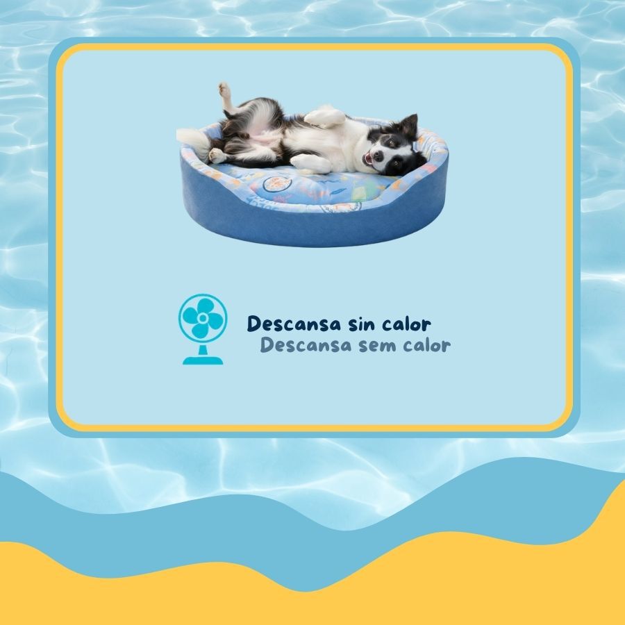 Summer Vibes Cool Bed Club Cama Refrescante para c&atilde;es, , large Imagem n&uacute;mero 3