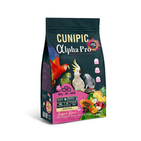 Cunipic Alpha Pro Parrots Tropical Blend  Comida para Papagaios