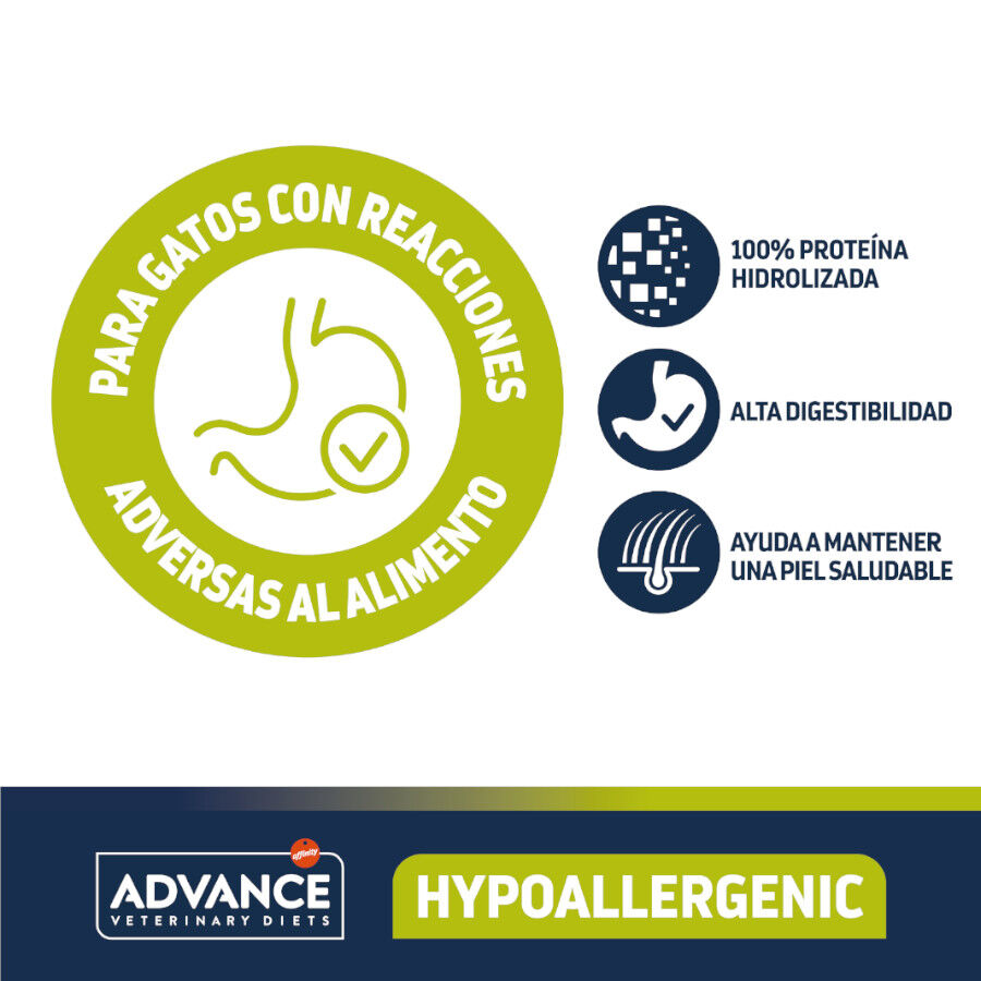 6.5 kg Advance Veterinary Diets Hypoallergenic ra&ccedil;&atilde;o para gatos, , large Imagem n&uacute;mero 3