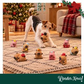 Wonder Christmas Cole&ccedil;&atilde;o capivara Brinquedo para c&atilde;es