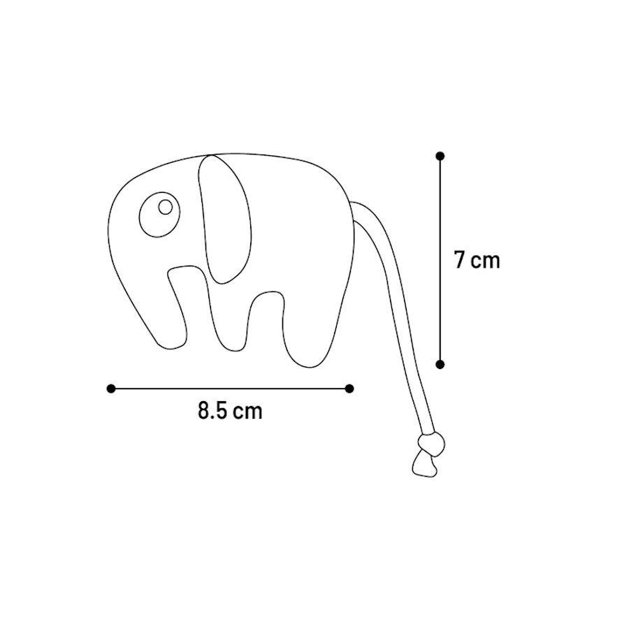 Flamingo Blaro Peluche Elefante Vermelho para gatos , , large Imagem n&uacute;mero 3