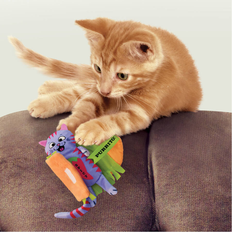 Kong Pull-A-Partz Purrito peluche para gatos, , large Imagem n&uacute;mero 2