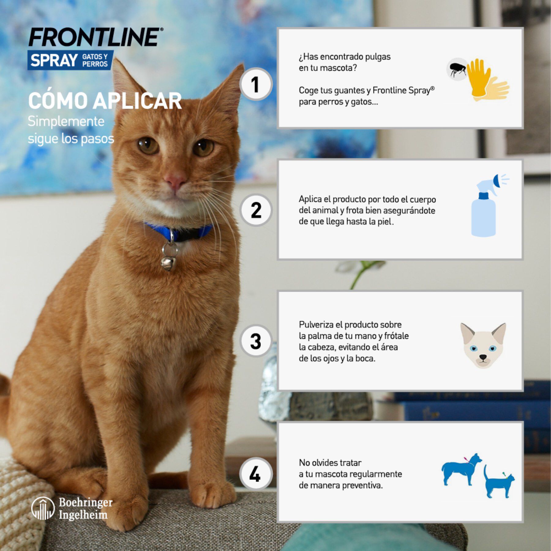 Frontline Spray Antiparasit&aacute;rio para c&atilde;es e gatos, , large Imagem n&uacute;mero 3