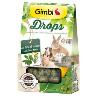 Gimbi Dropps ervas do campo snack para roedores