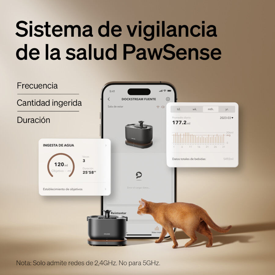 Petlibro Dockstream Fonte inteligente de &aacute;gua para c&atilde;es e gatos, , large Imagem n&uacute;mero 3