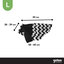Gotoo Casaco com Padr&atilde;o Zigzag para c&atilde;es, , large Indicador imagem n&uacute;mero 4