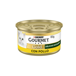 Gourmet Gold Delícias Suculentas Paté de Frango em molho para gatos