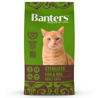 Banters Sterilized peixe ração para gatos