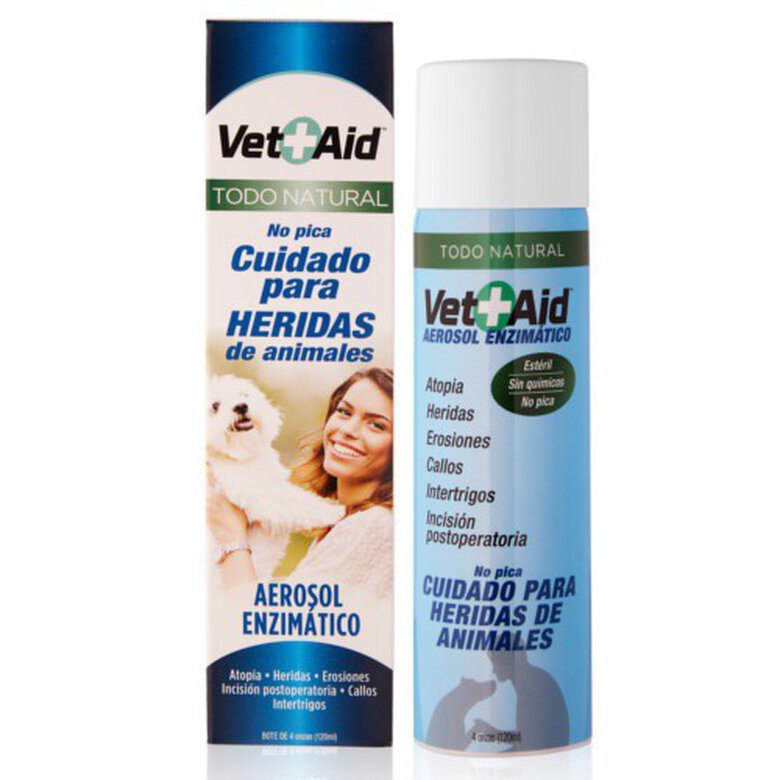 VetAid spray enzimático para cuidado de heridas Imagem número 1 VetAid spray enzimático para cuidado de heridas Imagem número 1
