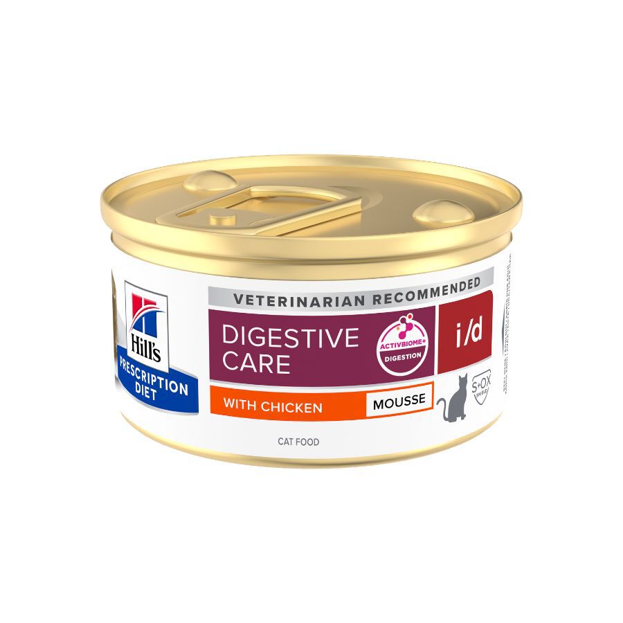 85 g Hill's Prescription Diet i/d Mousse de Pollo lata para gatos, , large Imagem n&uacute;mero 2