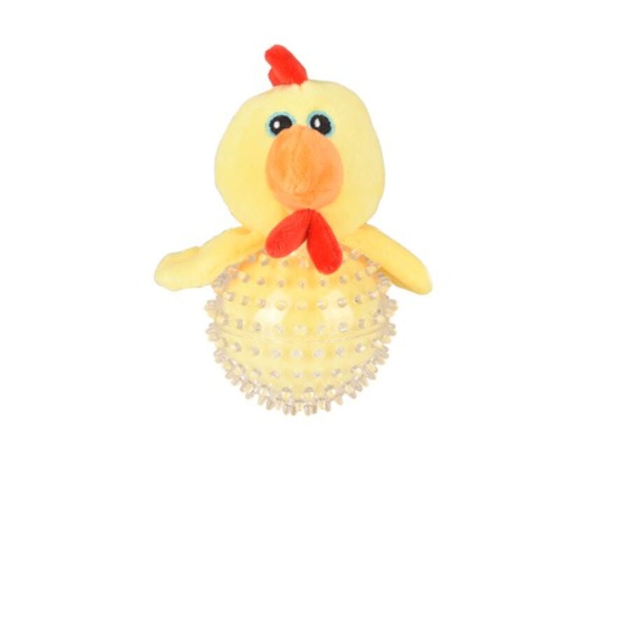 Flamingo Wilco Frango Amarelo de Peluche para c&atilde;es, , large Imagem n&uacute;mero 1