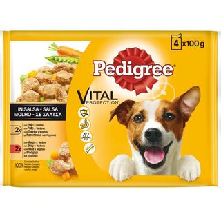 Pedigree Frango e Boi com Legumes Molho em Saquinho para Cães -  Multipack 
