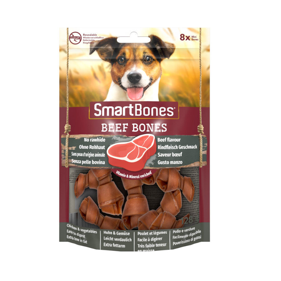 8 ossos SmartBones Ossos de Carne Mini para c&atilde;es, , large Imagem n&uacute;mero 1
