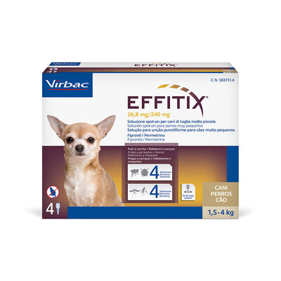 Virbac Effitix Pipetas Antiparasitárias para cães