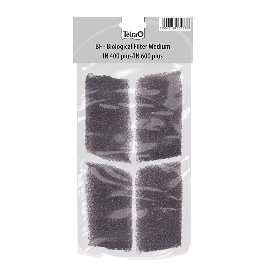 Tetra In Plus recambio esponja filtrante pack 4 Imagem n&uacute;mero 1